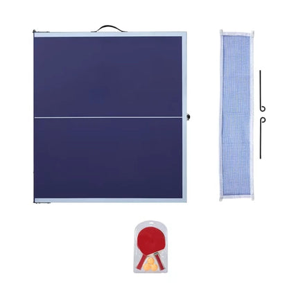 Portable Tennis Table Folding Ping Pong Table Family Game Set