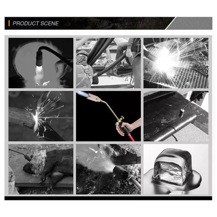 3 Nozzle Gas Torch Blow Torch Camping Gun BBQ Flame Maker Weed Burner BBQ Tool