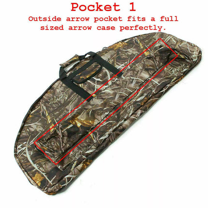 15cm Portable Compound Bow bag Archery Arrows Carry Bag Case With Arrow Holder