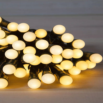 100Led 10.9M Warm White Berry Solar Christmas Party String Garden Lights