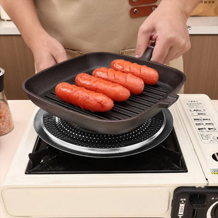 Kitchen Stovetop Simmer Ring Heat Diffuser Reducer Flame Guard Stainless Steel