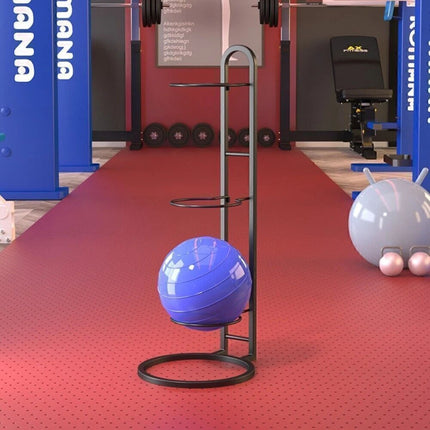 3 Tier Basketball Stand Ball Organizer Storage Rack Basketball Equipment Holder