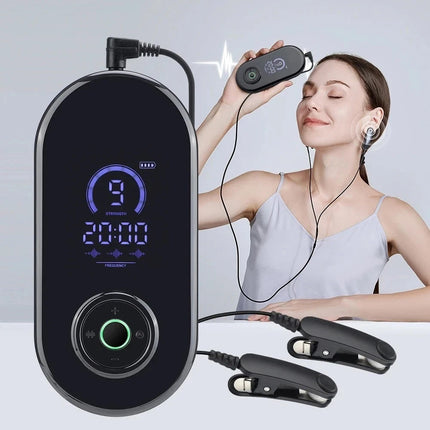 Sleep Aid CES Device With Ear Clips for Insomnia Stress Depression Migraine