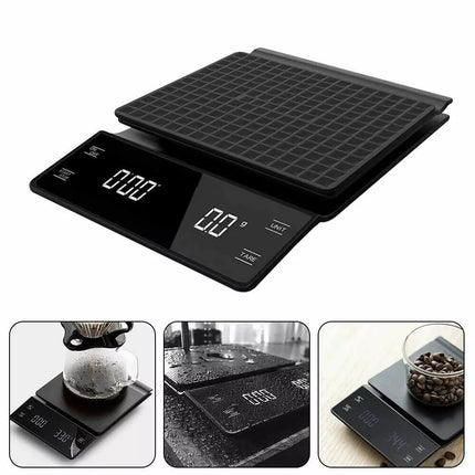 Accurate Electric Kitchen Coffee Scale (QS82) W/ Timer High-precision 3kg/0.1g
