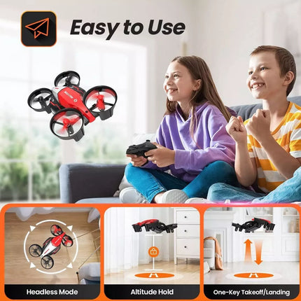 Mini Drone for Kids Small Indoor RC Quadcopter Helicopter