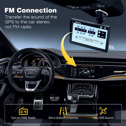 9" Touchscreen GPS Navigation Truck Navigator with Free Australia Map
