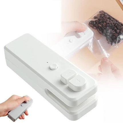 2 in 1 Heat Sealer with Cutter USB Rechargeable Sealing Machine for Plastic Bags