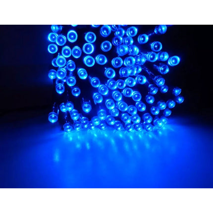 200 LED 20.9M Blue Solar Christmas Wedding Party Fairy String Lights