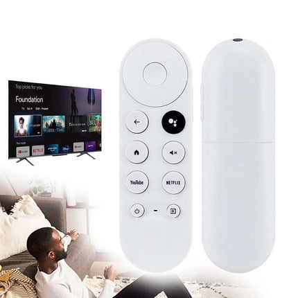 Google Chromecast Voice Remote Replacement - Plug & Play for Google TV Models