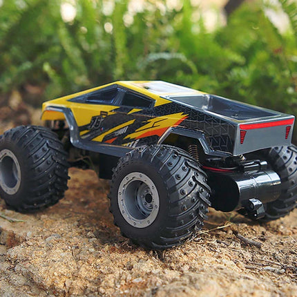 Tesla Cyber Truck Remote Control Car Rechargeable Toy Gift Remote Control Off-Road Cyber Truck Yellow