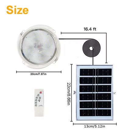 Smart Indoor Solar Ceiling Light Garden Pandent Lamp With Line Corridor Light