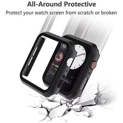 Black For Apple Watch Case Cover iWatch Series 10 46mm Screen Protector