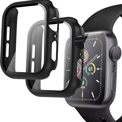 Black For Apple Watch Case Cover iWatch Series 10 46mm Screen Protector
