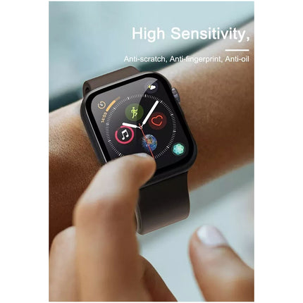 Black For Apple Watch Case Cover iWatch Series 10 46mm Screen Protector