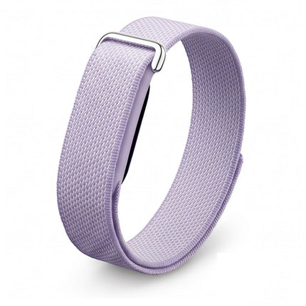 For Google Fitbit Air Performance Loop Band Recycled Polyester Adjustable Strap Light Purple
