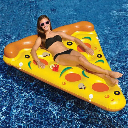 Giant Inflatable Float Pizza PVC Pool Floating Raft Water Float 180 x 150CM