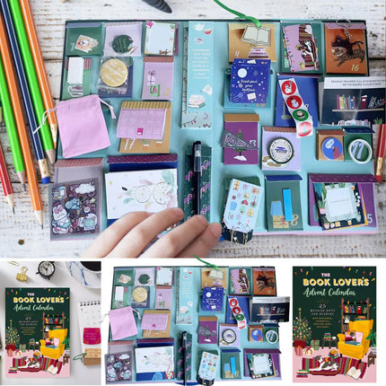 The Book Lover's Advent Calendar: 25 Bookish GifZO for Readers Xmas Gift