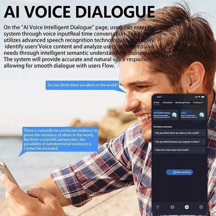 Translator Earbuds 144 Languages Real Time AI Translation Earphones Touch Screen