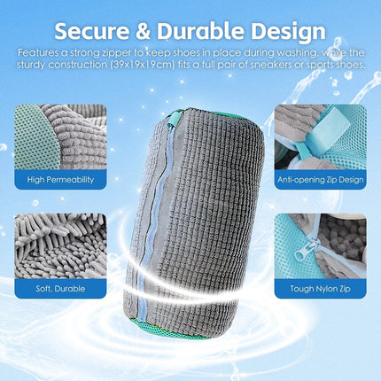 Durable Shoe Laundry Bag for Washing Machine Cleaning All Shoe Types And Sizes