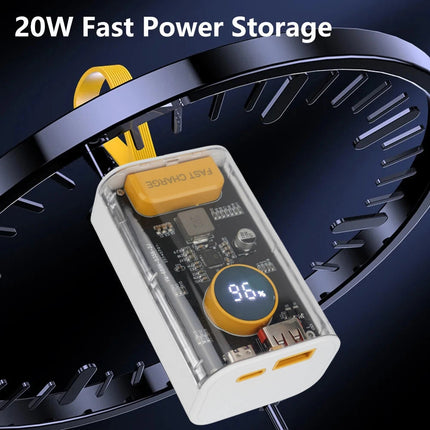 10000mAh Power Portable Bank Fast Charger Battery Pack LED Light 1 USB