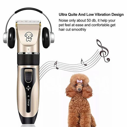 Cat Dog Pet Electric Clippers Hair Clipper Grooming Trimmer Shaver Cordless Kit