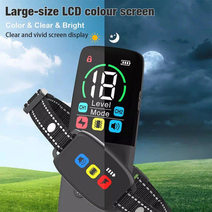 800M Anti Bark Electric Shock Pet Dog Training E-Collar Obedience Remote Control