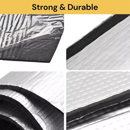 Sound Deadener Car Heat Shield Auto Insulation Deadening Foam Mat Noise Proofing