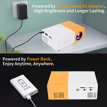 Mini Projector HDMI USB LED HD 1080P Home Cinema Portable Pocket Projector Home