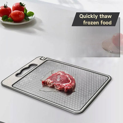 Titanium Double-Sided Cutting Boards Titanium Chopping Board For Kitchen Camping