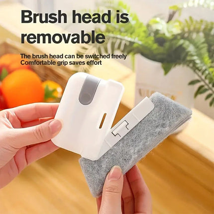 Window Door Track Cleaning Brush Gap Groove Sliding Tools Dust Cleaner Kitchen
