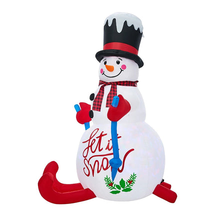 Tinseltown 1.8M Christmas Inflatable Snowman Decoration Xmas LED Light Outdoor