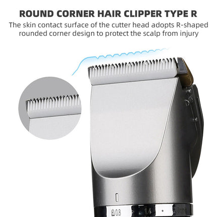 Professional Electric Hair Clippers Men Rechargeable Beard Trimmer Haircut Kits