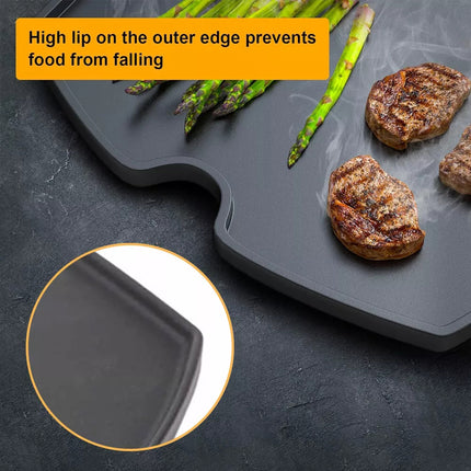 BBQ HALF GRIDDLE PLATE for Weber Q Series Q200, Q220, Q2000, Q2200 6559