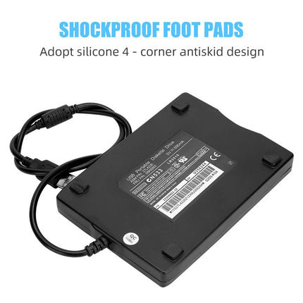 USB Floppy Disk Drive External Floppy Disk Reader FDD 3.5inch 1.44MB For Laptop