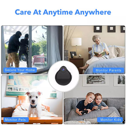 Small WIFI Camera Video Recorder HD1080P Necklace Wearable Pendant Webcam Camera