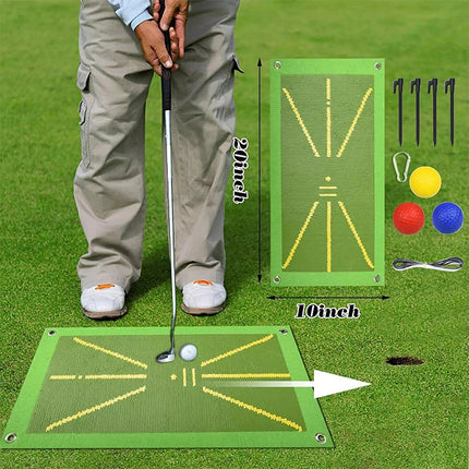 Golf Training Mat for Swing Detection Batting Golf Aid Game Practice Training