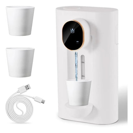 Touchless Automatic Mouthwash Dispenser 540ml with 2 Cups Rechargeable Wall
