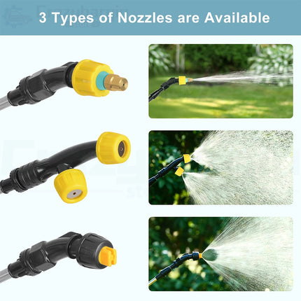 USB Powered Electric Pressure Sprayer 5L Backpack with Adjustable Rod