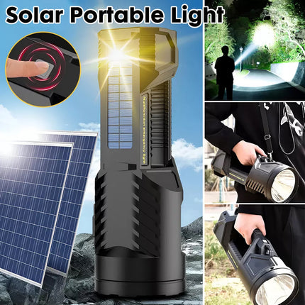 1200000 lumens LED Searchlight Spotlight USB Rechargeable Hand Torch Work Lights