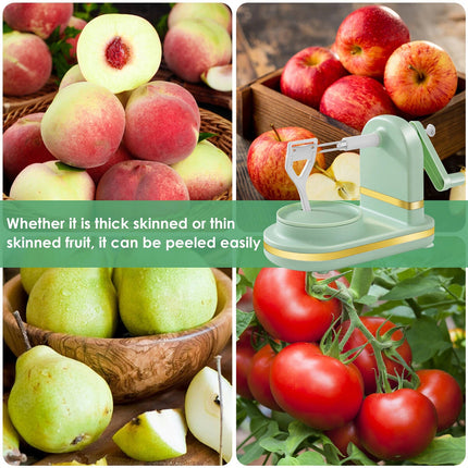 Apple Peeler Slicer Stainless Steel Apple Slicer Ajustable Rotary Apple teyIn