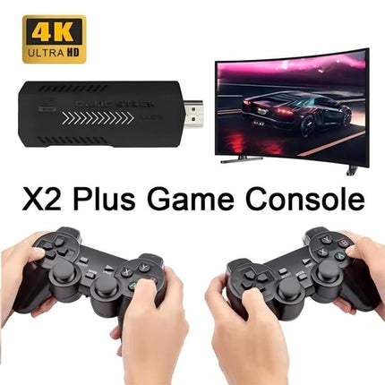 40000+ 4K HDMI Pre-Loaded Retro Game Stick Console 2X Wireless Controller Video