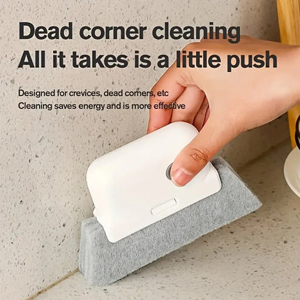 Window Door Track Cleaning Brush Gap Groove Sliding Tools Dust Cleaner Kitchen