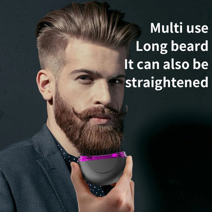 Portable Hair Straightener Brush Hair Hot Comb Cordless Hair Beard Straightener