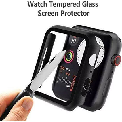 Black For Apple Watch Case Cover iWatch Series 10 46mm Screen Protector