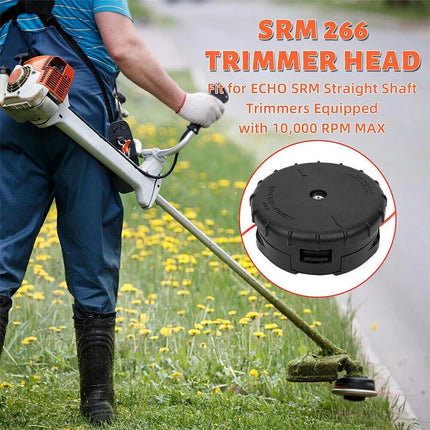 2PCS Speed Feed Head Large 450 Model 4.5" Fast Load Trimmer Line Bump Head