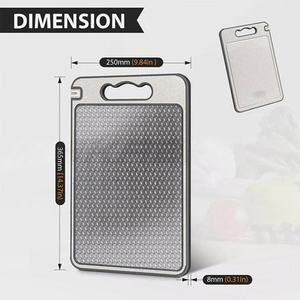 Titanium Double-Sided Cutting Boards Titanium Chopping Board For Kitchen Camping