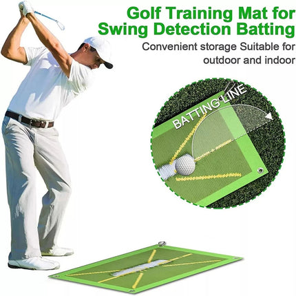 Golf Training Mat for Swing Detection Batting Golf Aid Game Practice Training