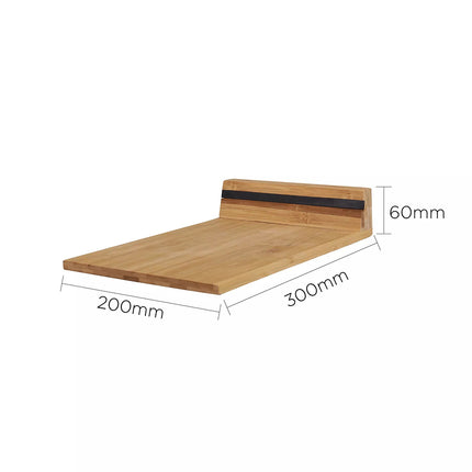 Bamboo Cheese Cutting Board & Knife Set Wooden Serving Boards & Cheese Knives