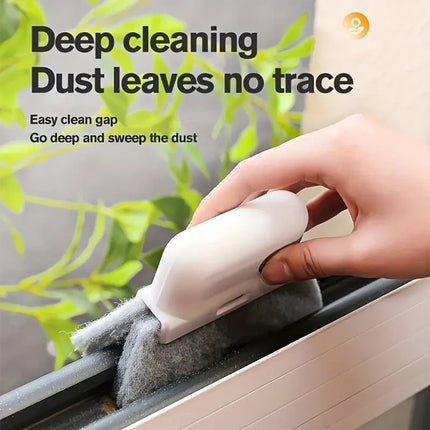 Window Door Track Cleaning Brush Gap Groove Sliding Tools Dust Cleaner Kitchen