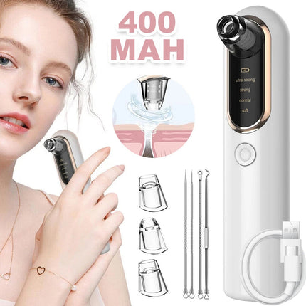 Vacuum Blackhead Remover Skin Acne Pore Pimple Extractor Suction Cleaner USB